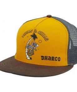 DHaRCO Flat Brim Trucker Hat Clothing 10 DHaRCO Flat Brim Trucker Hat Clothing