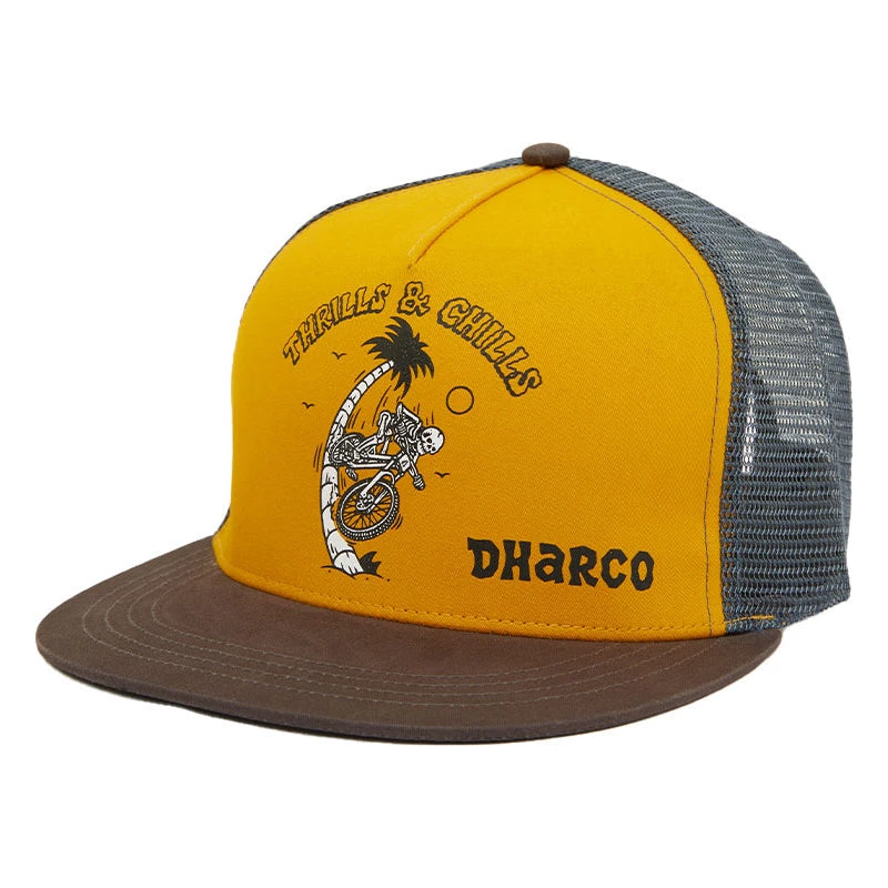 DHaRCO Flat Brim Trucker Hat Clothing 5 DHaRCO Flat Brim Trucker Hat Clothing
