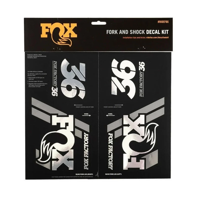 Fox Racing Shox Fox Shox Heritage Fork And Shock Decal Kit Parts