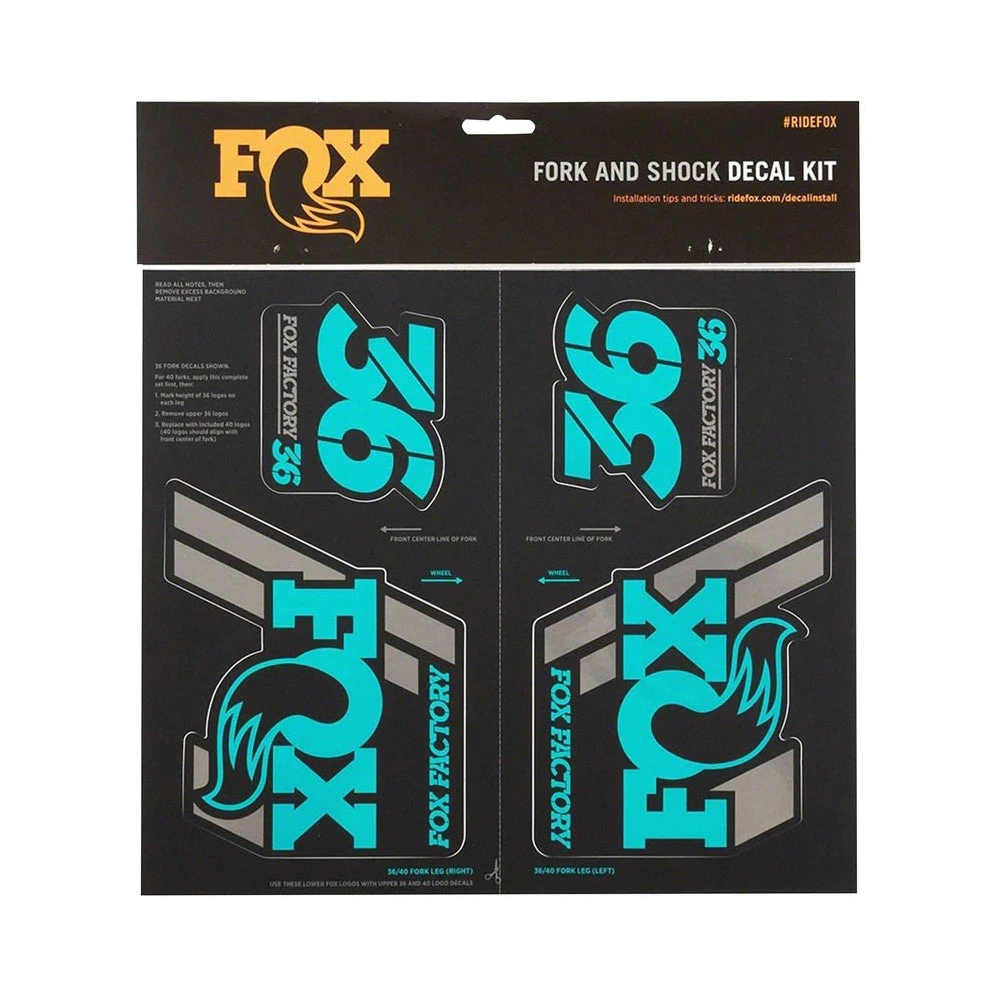 Fox Racing Shox Fox Shox Heritage Fork And Shock Decal Kit Parts