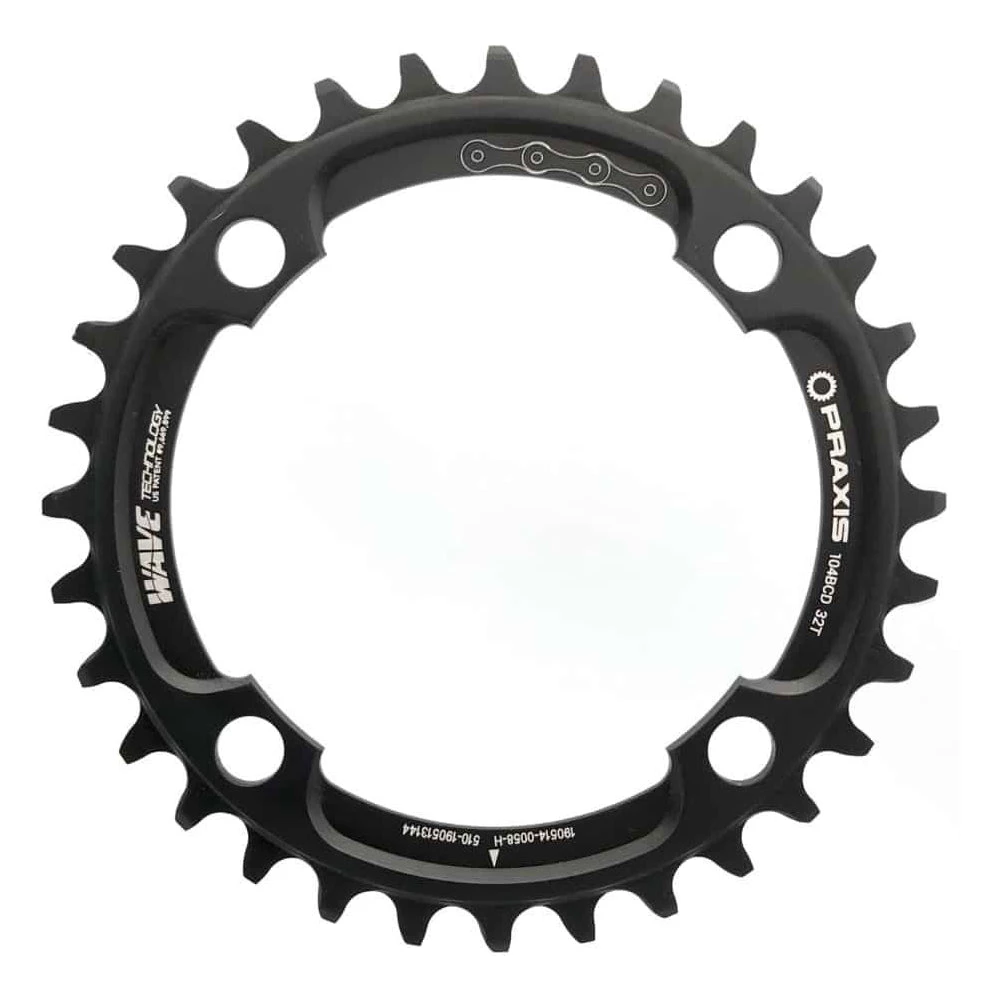 Praxis Wave Tooth 4 Bolt Chainring Parts