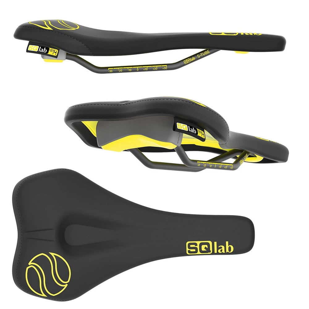 SQLab 611 Ergowave Active Flow Yellow Saddle Clearance