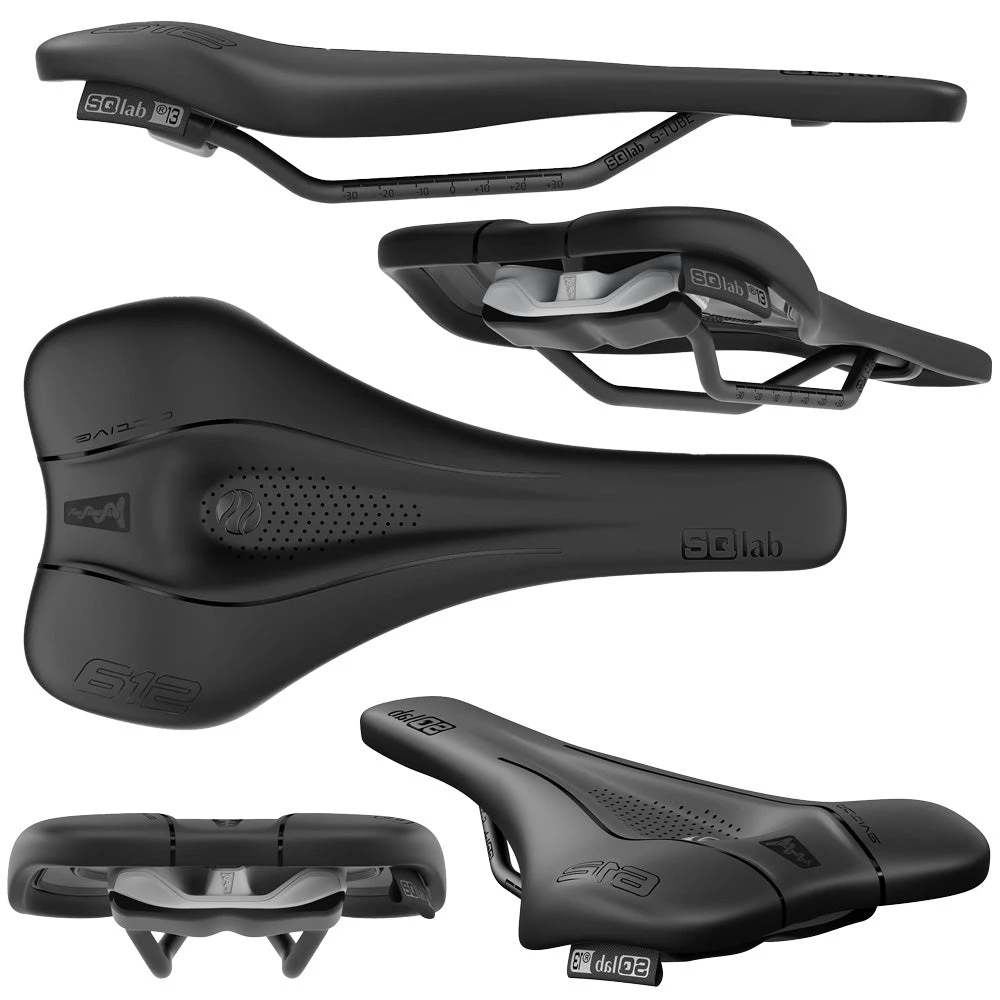 SQLab 612 Ergowave Active 2.1 S-Tube Saddle