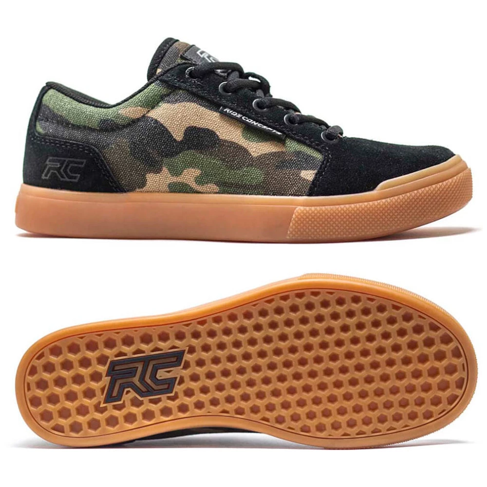 Clearance Shop 2nd D1 - Ride Concepts Vice Flat Shoes - US 13.0 - Camo Black
