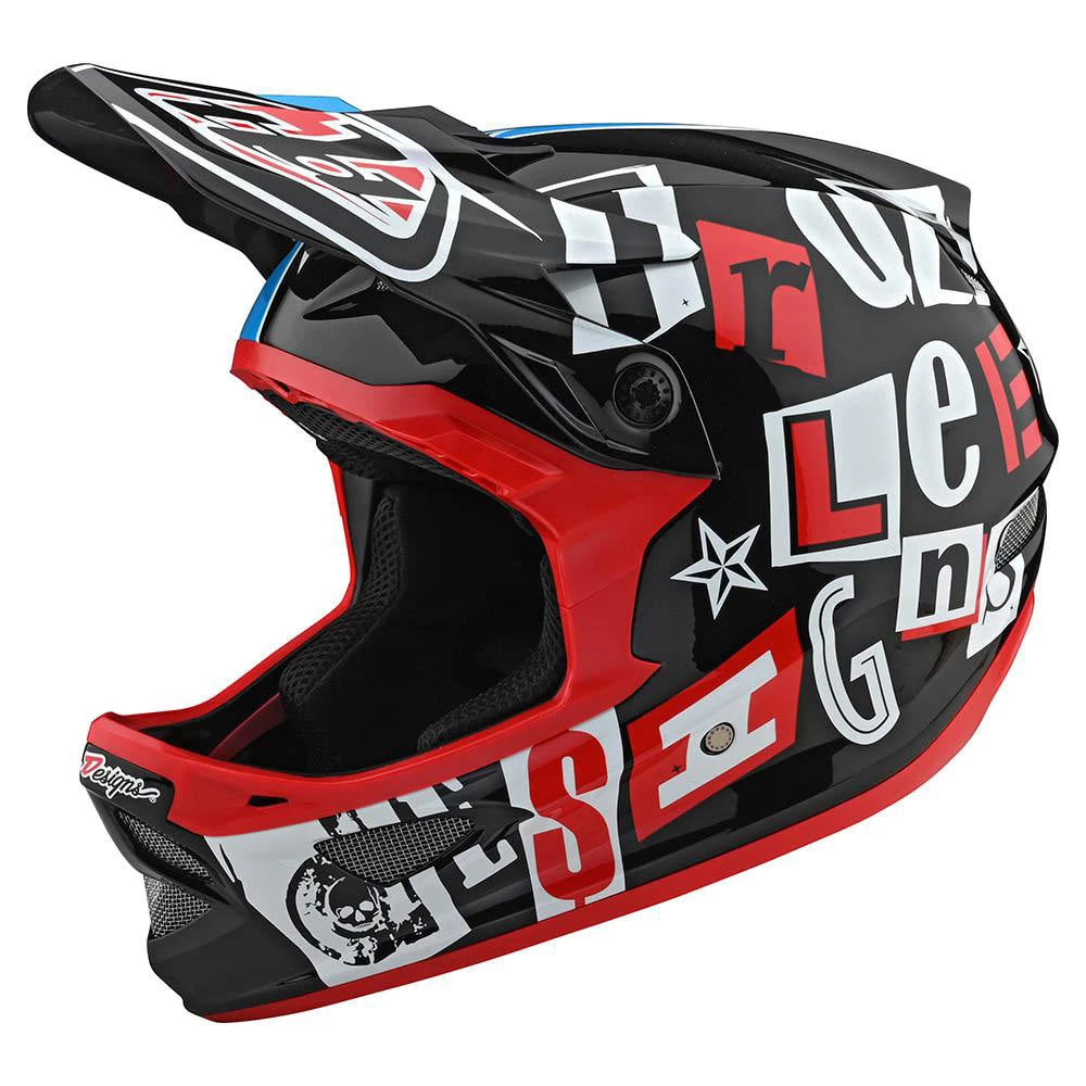 Shop 2nd D1 - TLD D3 Fiberlite Helmet - M - Anarchy Black - 2022