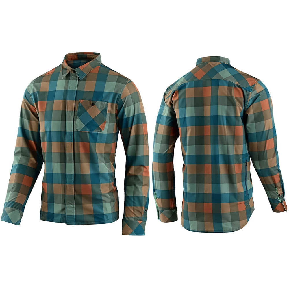 Clothing TLD Grind Flannel Long Sleeve Jersey