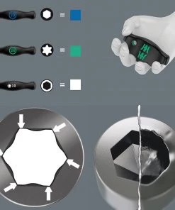 New Arrivals Wera Bicycle Set 6 T-handle Set With Holding Function And Rack