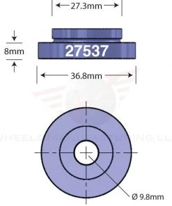 Wheels Manufacturing Open Bore Adapter Clearance