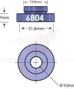 Wheels Manufacturing Open Bore Adapter Clearance