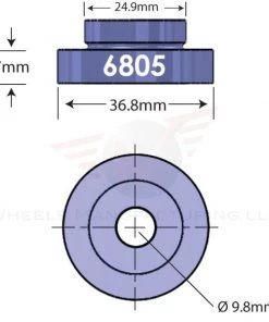 Wheels Manufacturing Open Bore Adapter Clearance