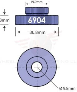 Wheels Manufacturing Open Bore Adapter Clearance