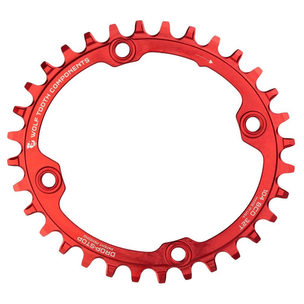 Wolf Tooth 4 Bolt Alloy Drop-Stop Chainring