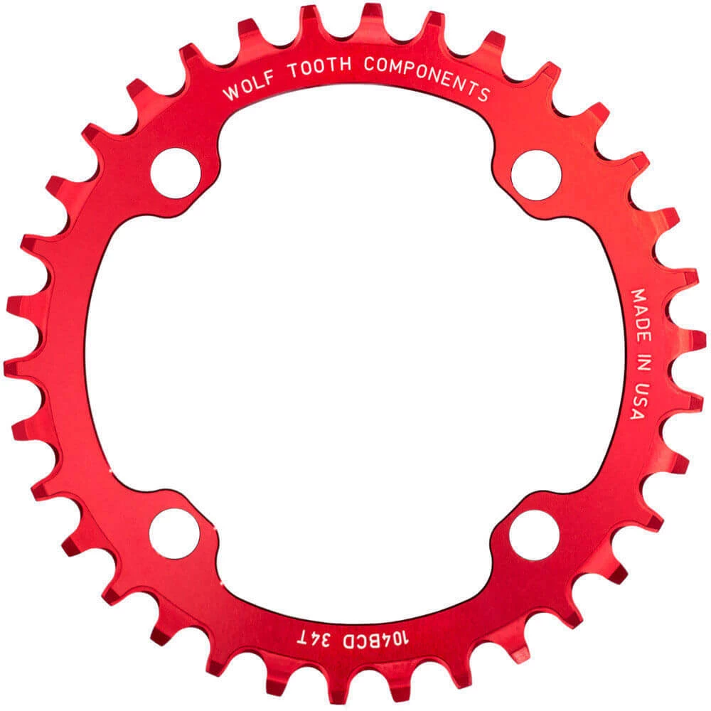 Wolf Tooth 4 Bolt Alloy Drop-Stop Chainring